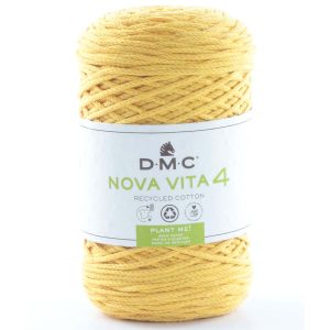 Coton recyclé Nova Vita 4 DMC – coloris 09-Jaune