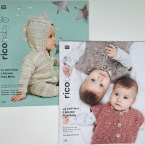 LOT DE 2 CATALOGUES Layette – Rico Design n°028 et 020