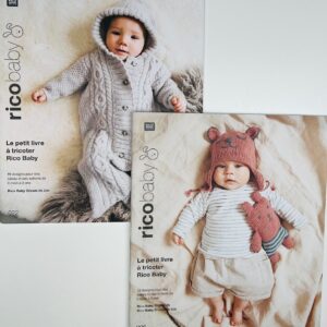 LOT DE 2 CATALOGUES Layette – Rico Design n°022 et 026