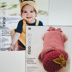 LOT DE 2 CATALOGUES Layette – Rico Design n°023 et 033