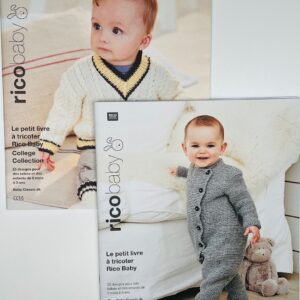 LOT DE 2 CATALOGUES Layette – Rico Design n°025 et 034