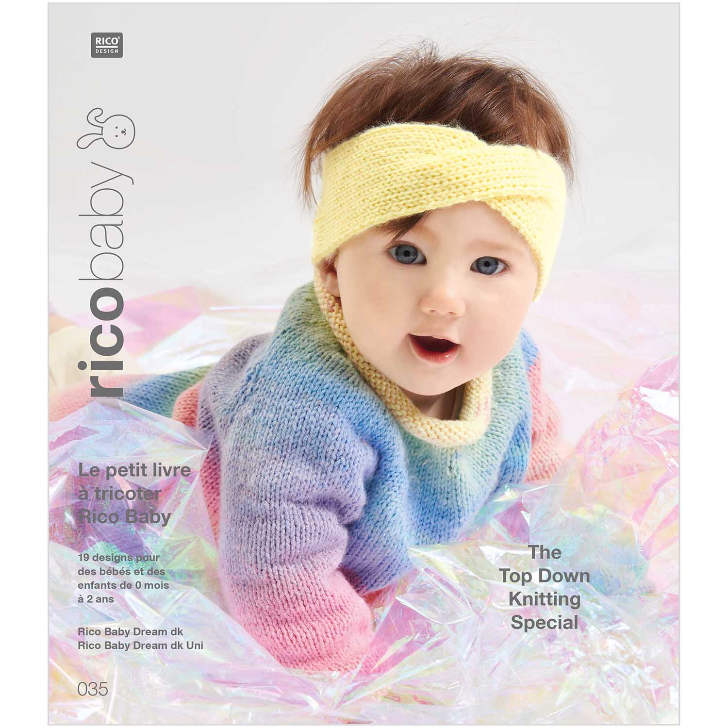 Rico Baby – Catalogue n°35 de modèles tricot circulaire Layette Rico Design  – L'Atelier d'Archibald